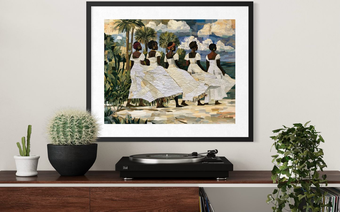Gullah Geechee Rooted by the Sea Art Print | Black Lowcountry Heritage Wall Art - Style 01
