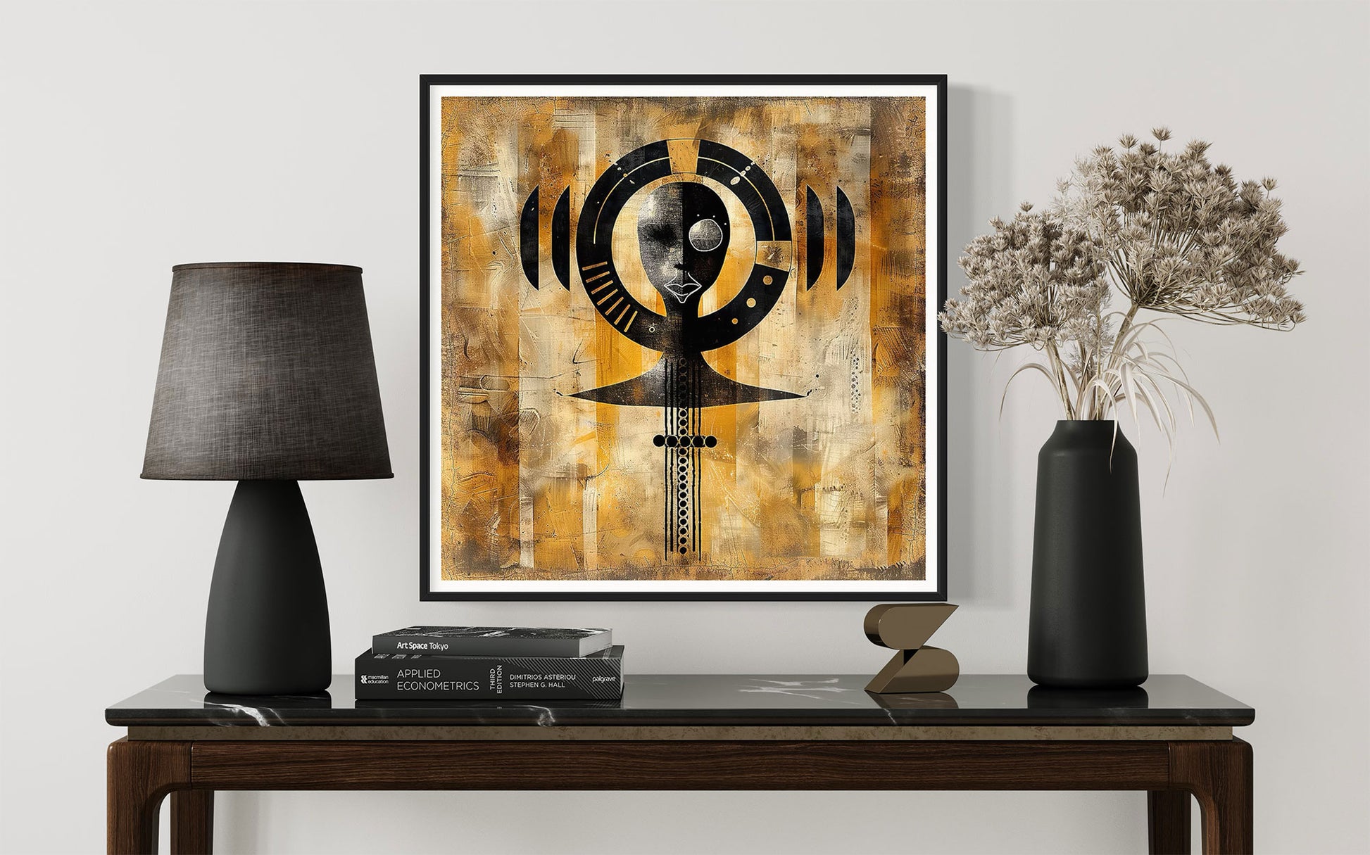 Abstract African Fertility Wall Art Print - Style 07