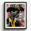 African American Cowboy Pop Art Print featuring a stylish Black cowboy in graffiti pop art style with bold colors and urban textures. Afrocentric Western-inspired artwork celebrating strength, culture, and individuality.