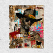 Add bold culture and color to your walls with this African American Cowboy Pop Art Print, featuring a modern graffiti-style design. A powerful Afrocentric artwork that celebrates Western heritage and urban expression.