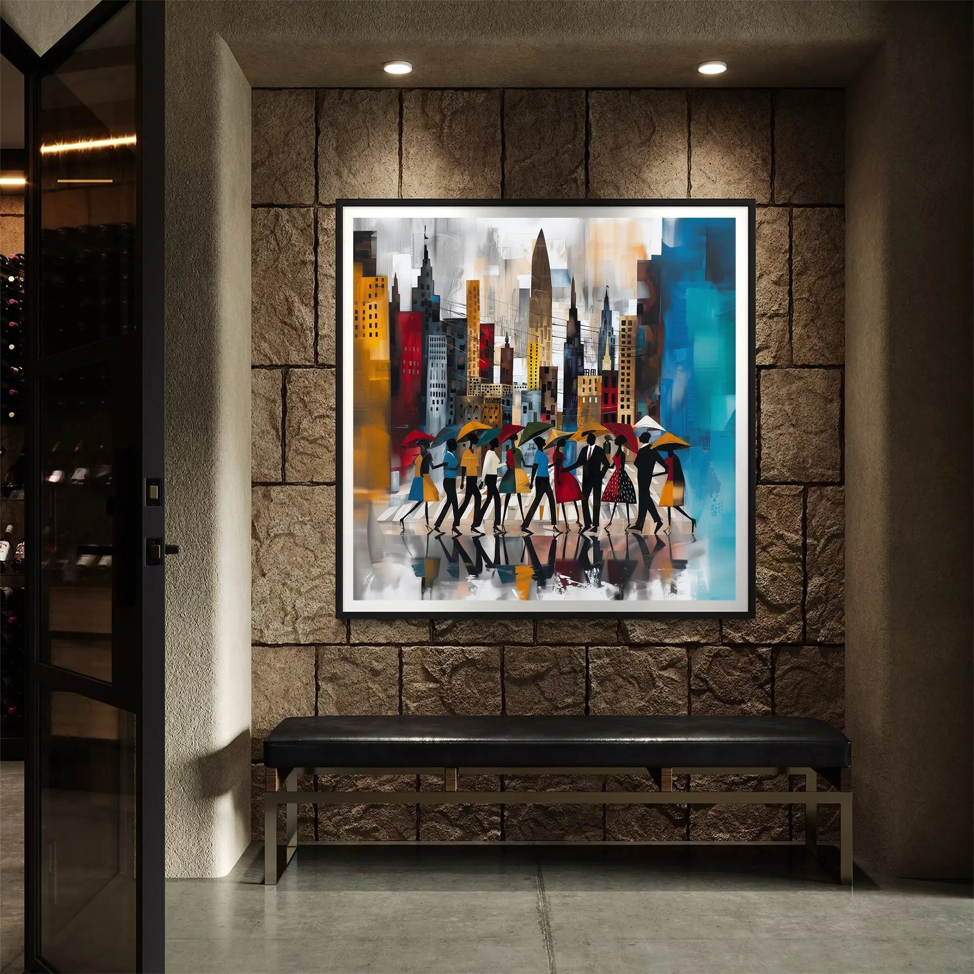 New York City Art Print for Urban Decor – Melanated Art Prints