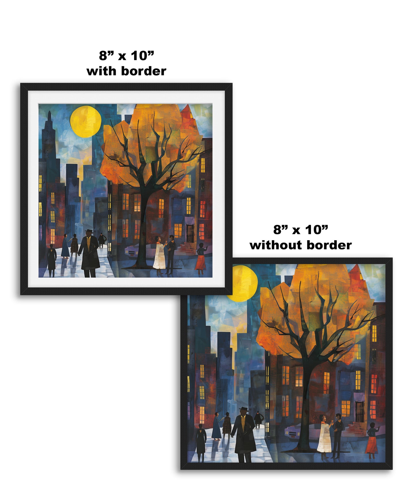 Street Life Harlem Afrocentric Wall Art Print - Style 02